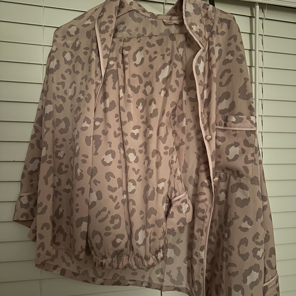 Kate Spade Pink Leopard Pajamas